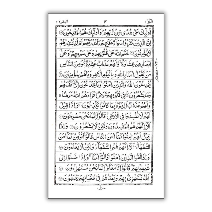 Quran Ref. 123AP Arabic 15 Lines 2